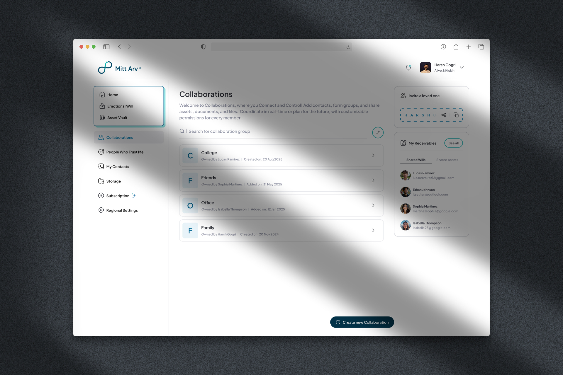 Redesigned Landing Page (Filled State)